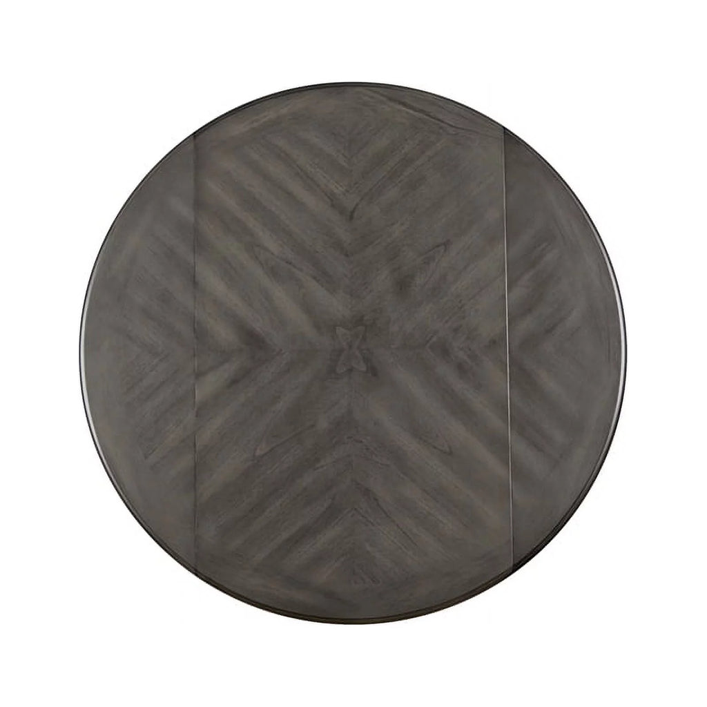 Gray Solid Wood Drop Leaf Counter Table with 2 Chairs L59118