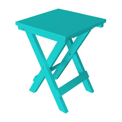 Turquoise Folding Plastic Bistro Table B87806