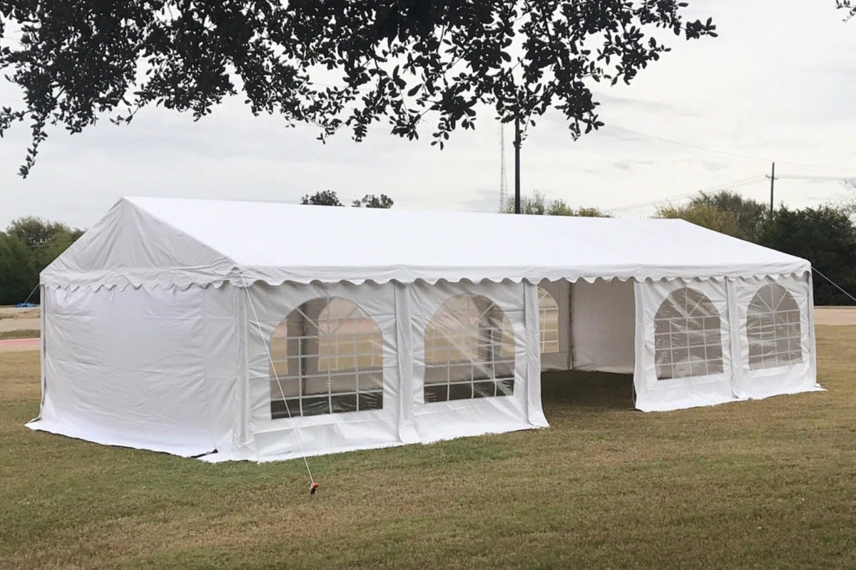 White Fire Retardant PVC Party Tent M315591