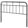 Black King Size Metal Headboard G389889