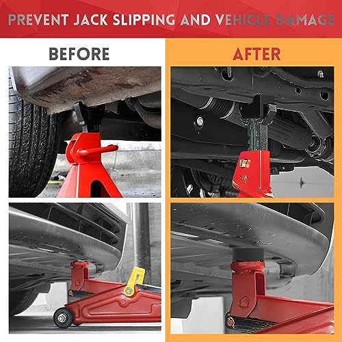 4 Pcs Universal Rubber Car Jack Pad Adapter 3.0 tons X670
