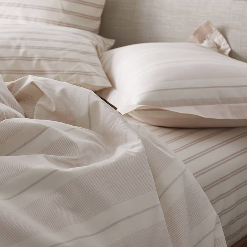 Pink 200-Thread Count Cotton Percale Queen Fitted Sheet Q2951