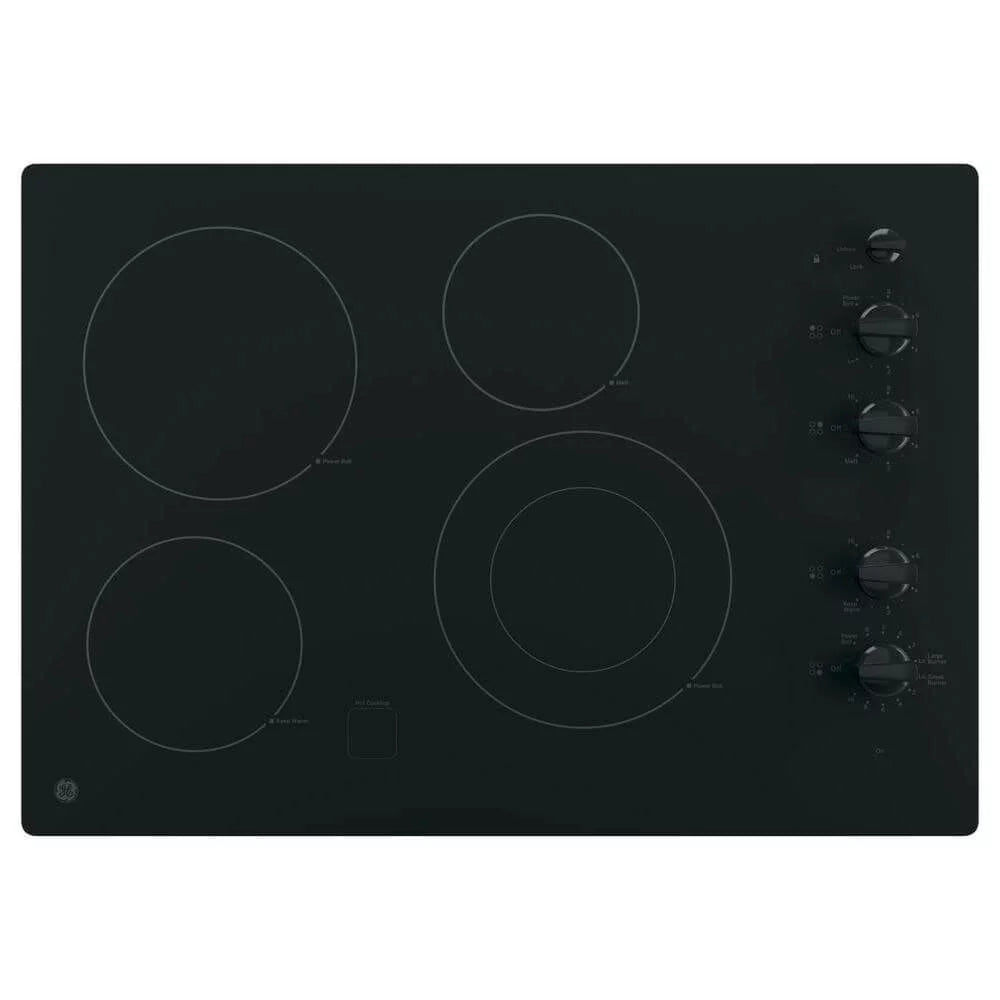 30 inch Black 4 Burner Electric Cooktop O827