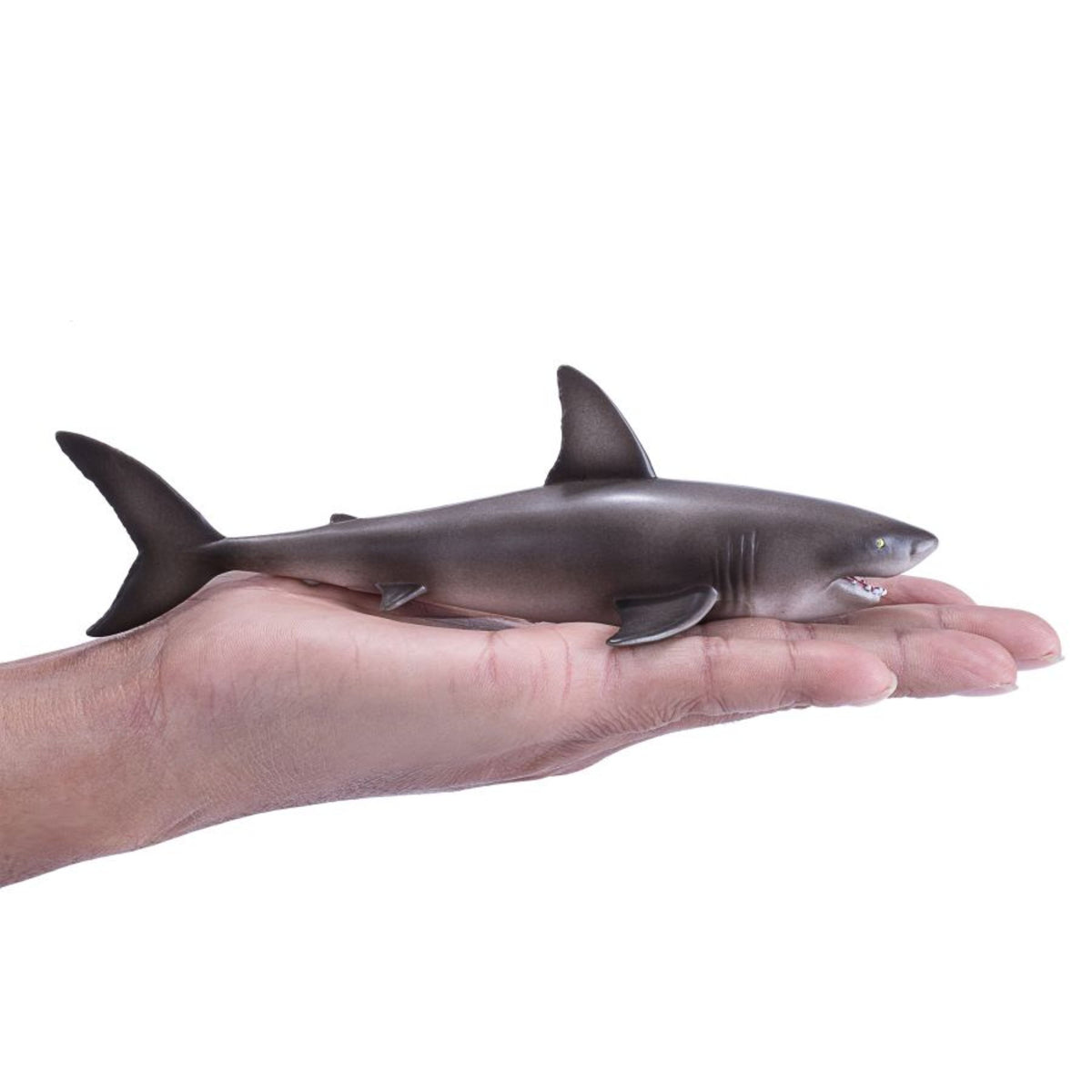 Realistic Great White Shark Wildlife Figurine (Dark Gray) R87547