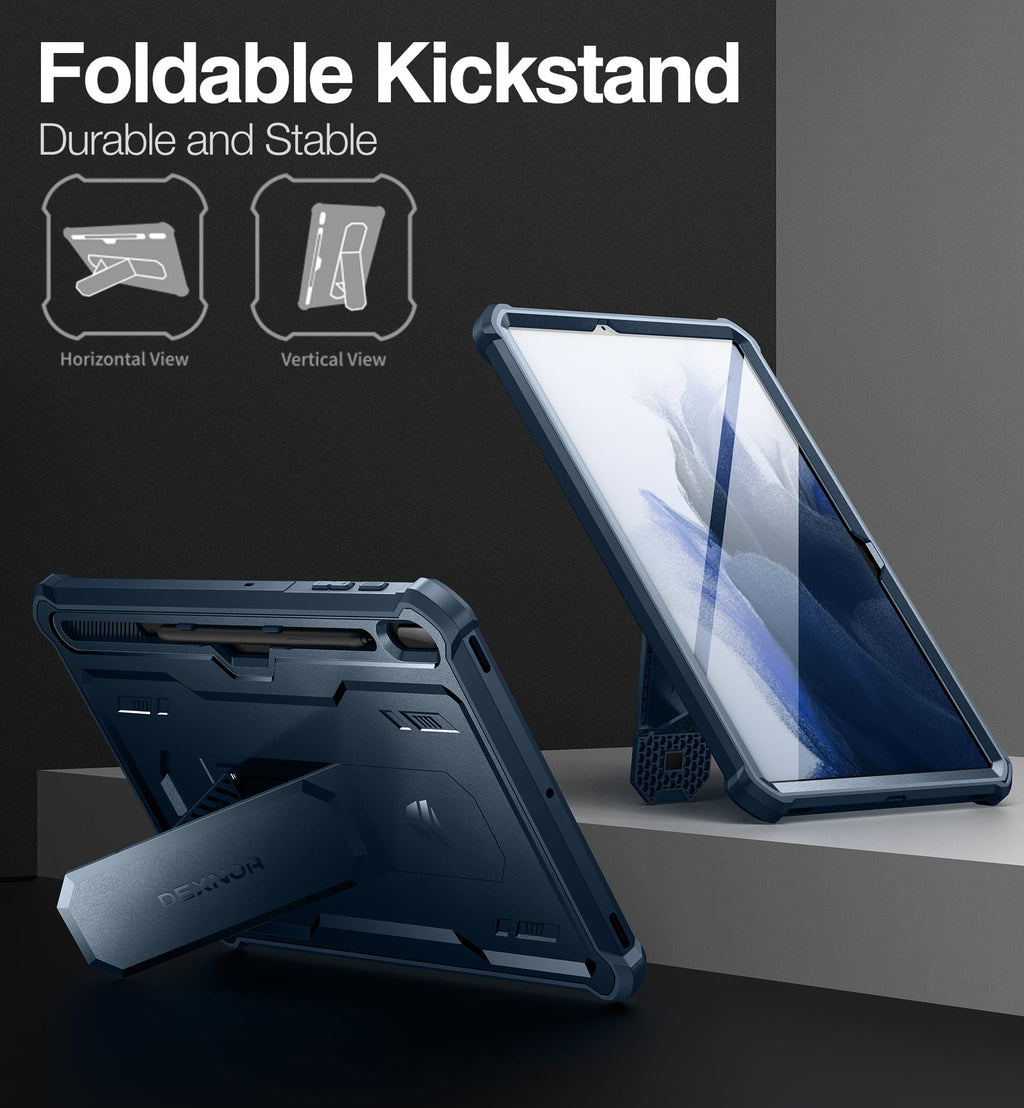 Samsung Galaxy Tab S7 FE 12.4 Inch Case with Screen Protector Kickstand Pen Holder Q965355
