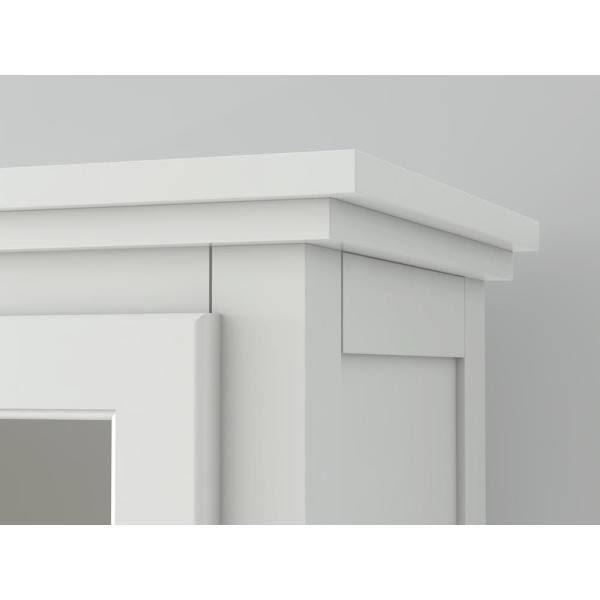 White Bathroom Linen Storage Cabinet E40536