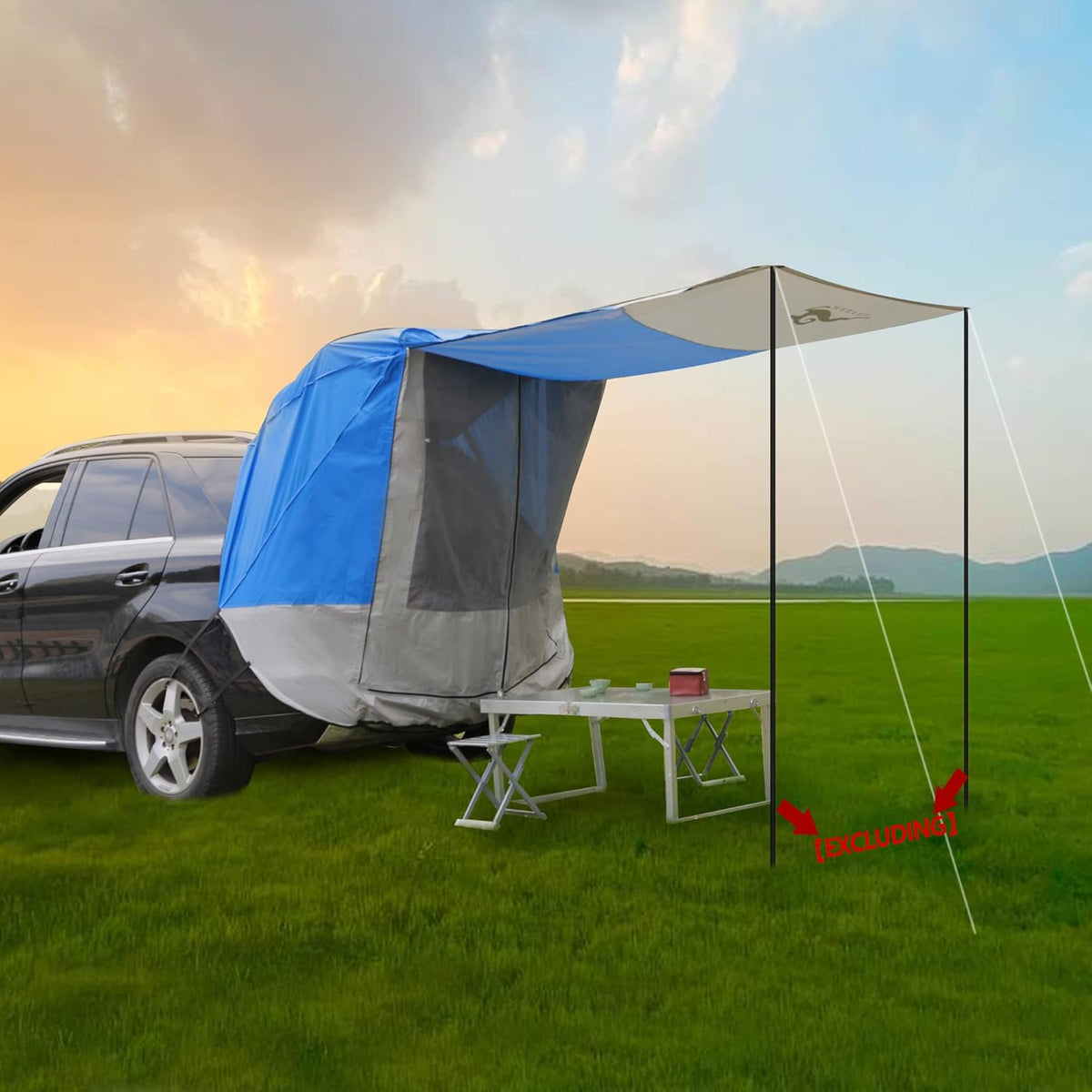 Car Awning SUV Shade Tent with Waterproof Storage Bag G439