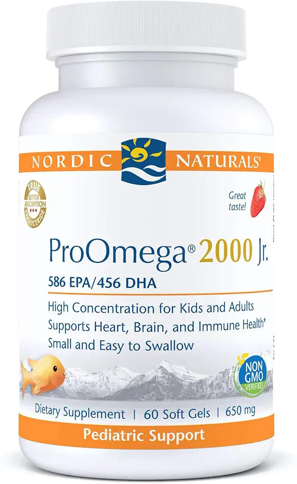 Strawberry 1120 mg Omega-3 Fish Oil 60 Soft Gels Y88949