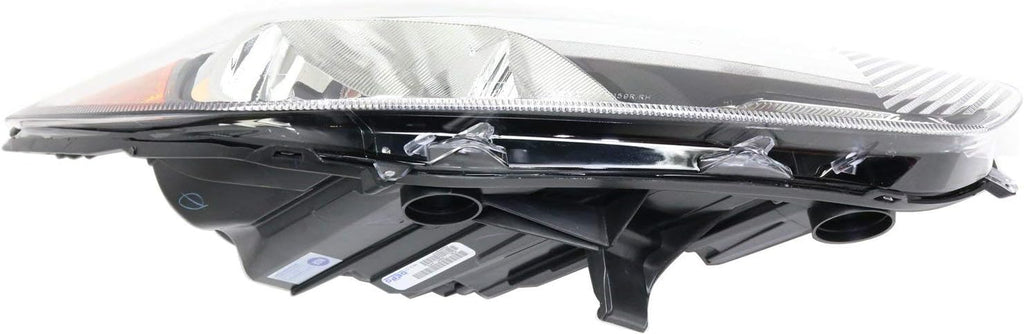 Headlight Set of 2 Clear Lens Halogen Composite with bulbs V706