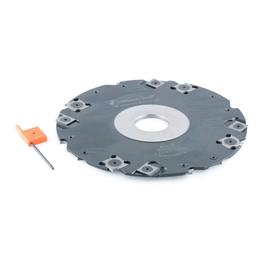 Insert Carbide Grooving w/Scorer 4mm x 180mm D x 1-1/4 Bore R115