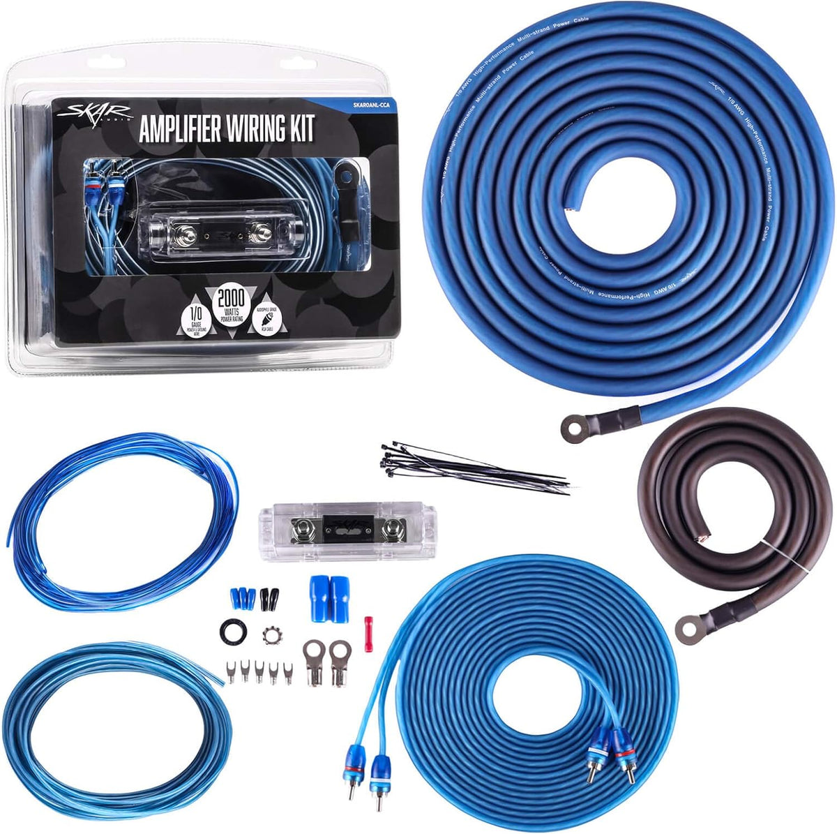 1/0 Gauge CCA Amplifier Installation Wiring Kit I53136
