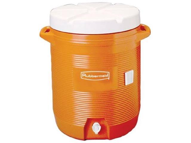 Plastic Water Cooler 7gal Orange F420