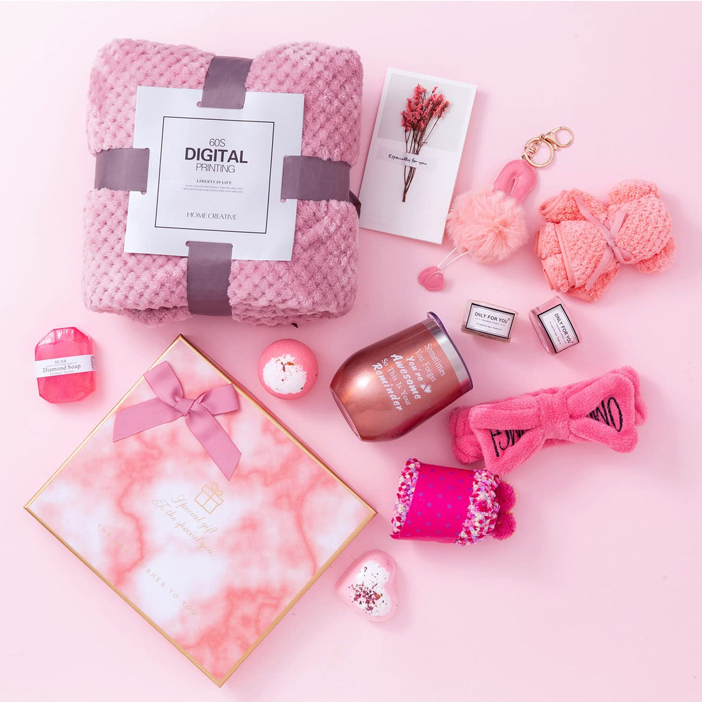 Pink Gifts Box Care Package Relaxing Set R7937