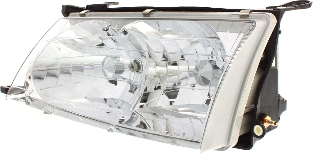 Headlight Assembly Compatible with 1998-1999 Toyota Avalon Halogen, Set of 2 X7076
