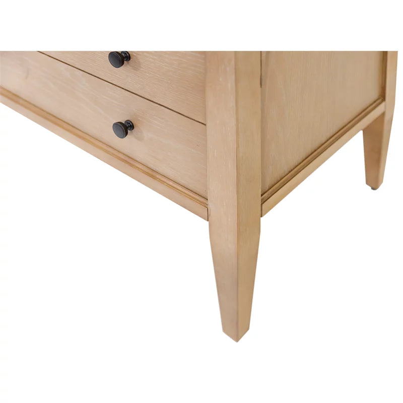 Light Brown Wood File Drawer F191