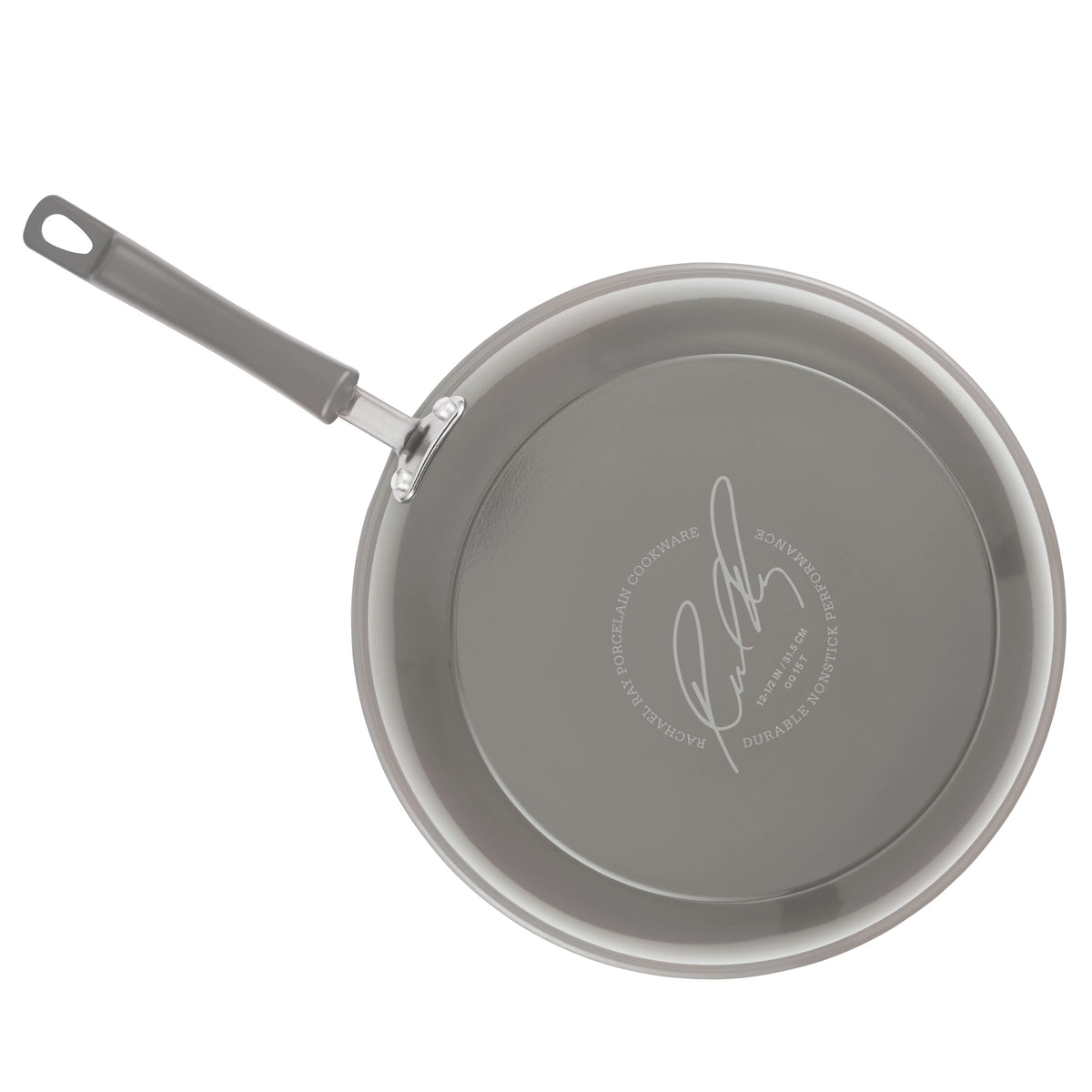 12.5 inch Hard Enamel Aluminum Nonstick Skillet E319