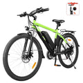Electric Bike 26 Adults 350W Motor 36V 10Ah Battery 21-Speed Green K871