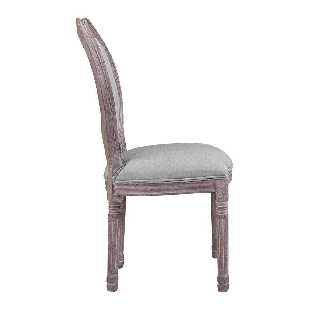 Light Grey Fabric Wood Side Chair G4059