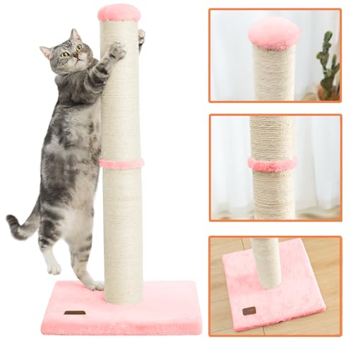 34 Inch Natural Sisal Cat Scratching Post N270