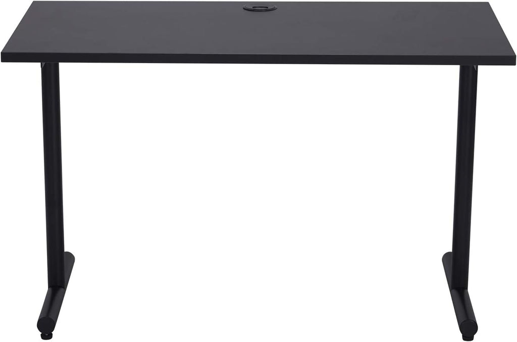 Coffee 47 Inch Computer Desk with Cable Hole M954639