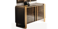 Brown Marble-finish 2 Doors Buffet E996