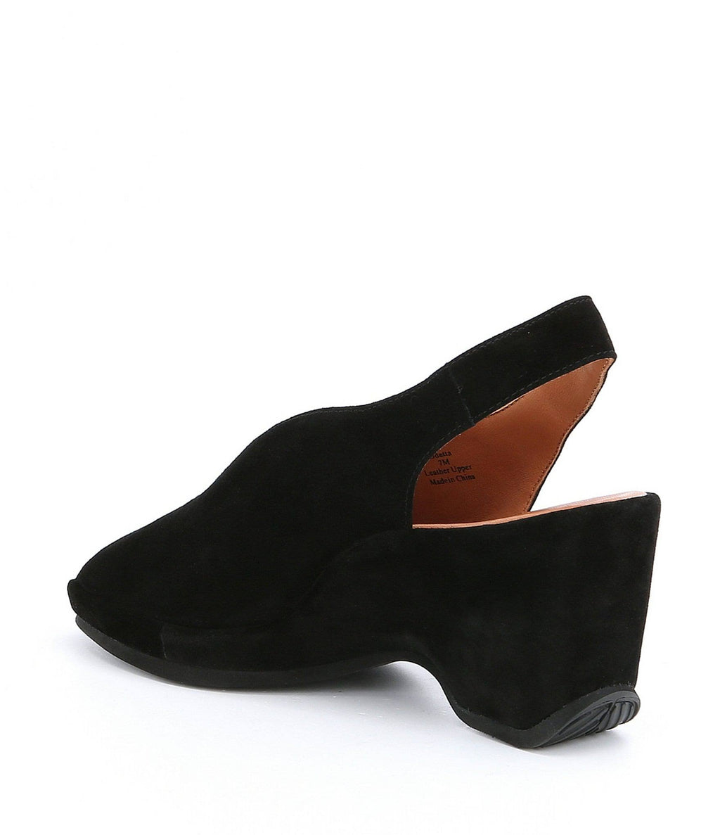 Suede Slingback Pumps S36036
