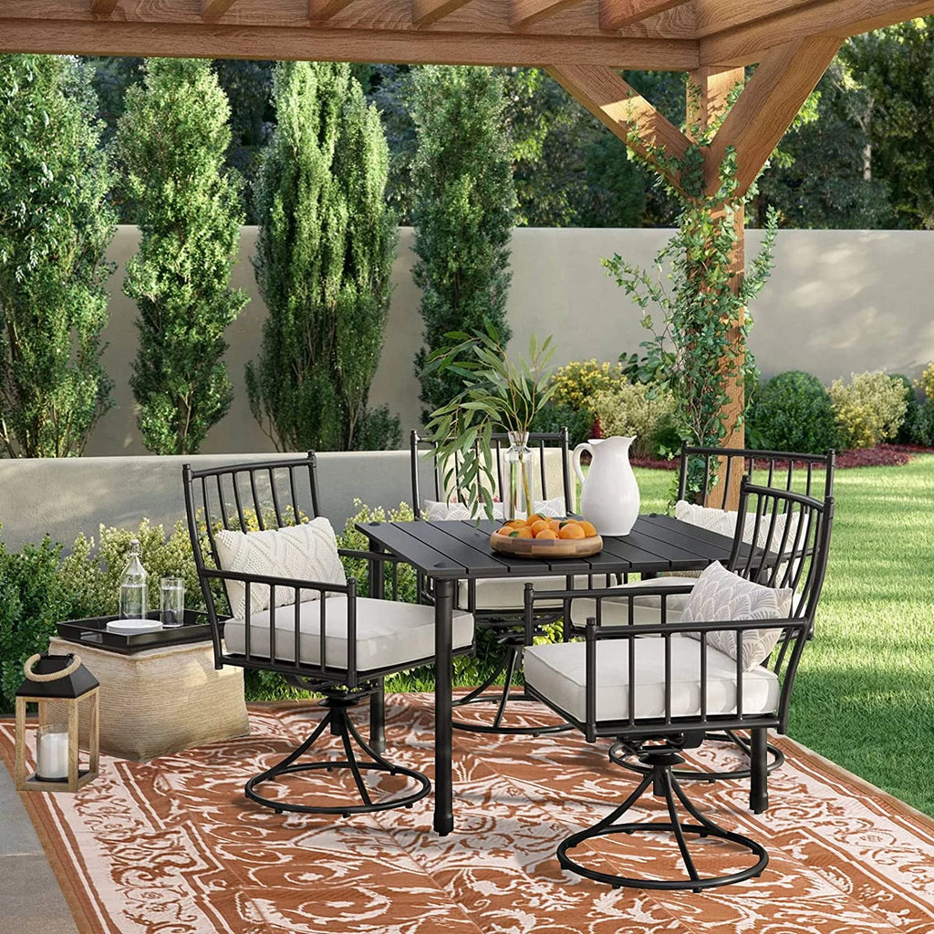 Reversible Outdoor Rug 9x12 Beige Brown S70708