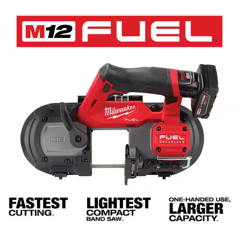 12V Cordless Compact Band Saw Kit with 4.0 Ah Battery M1258