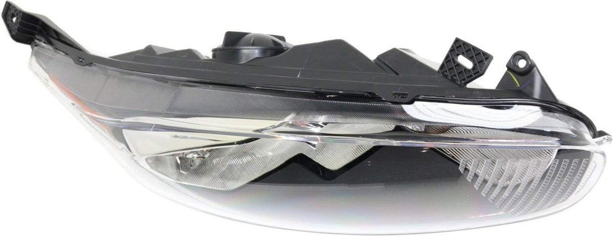 Headlight Set of 2 Clear Lens Halogen Composite with bulbs V706