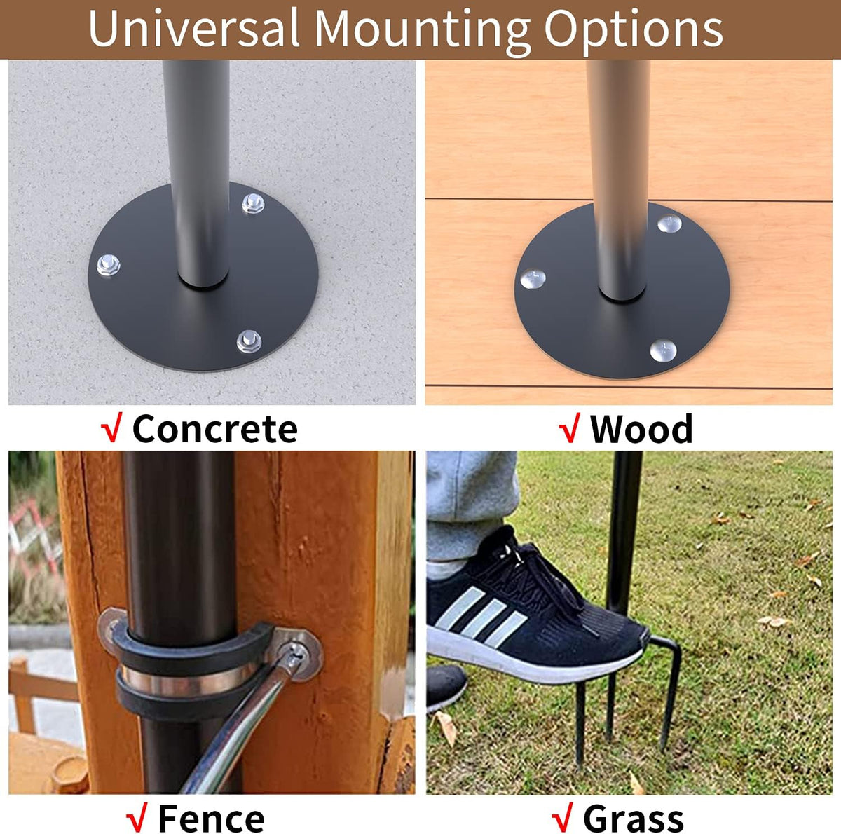 String Light Poles with Hooks 2PCS S46776