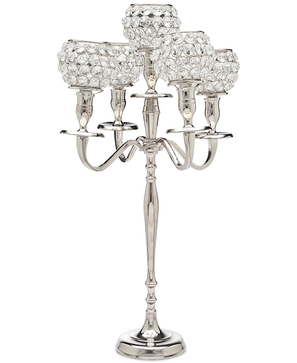 5 Light Candelabra Nickel Y222884