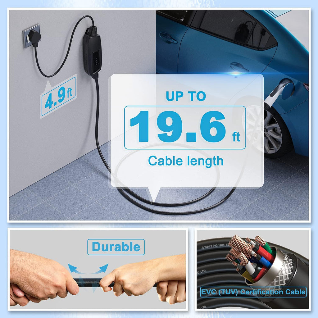 Portable EV Charger with Adapter R61658