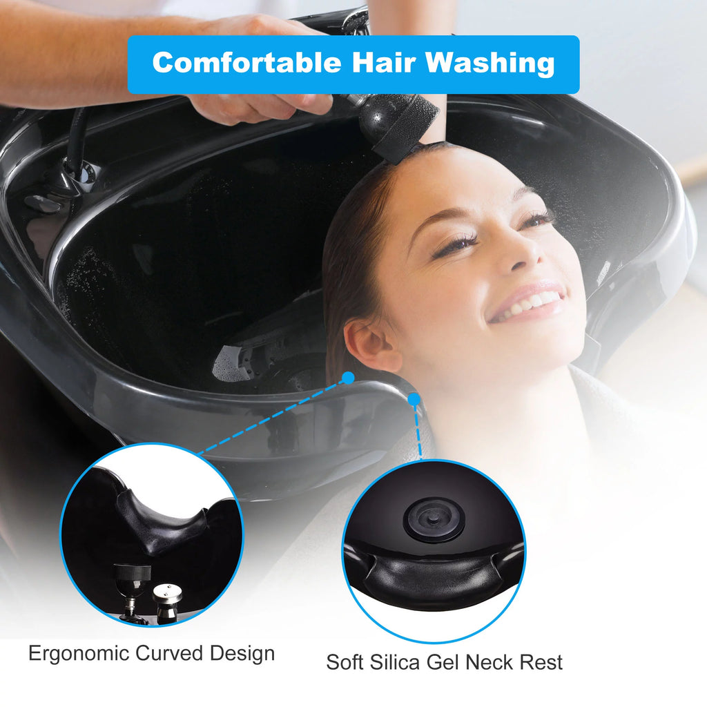 Shampoo Bowl with Vacuum Breaker and Neck Rest Y919731