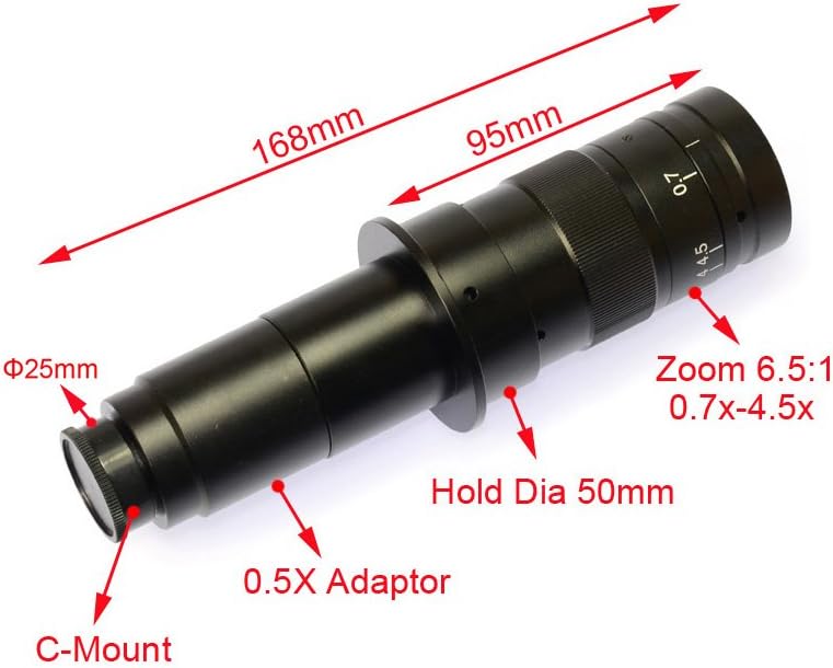 14MP HDMI USB Digital Microscope Camera Set with C-Mount Lens T253