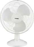 12" Oscillating 3-Speed Desk Fan F5417