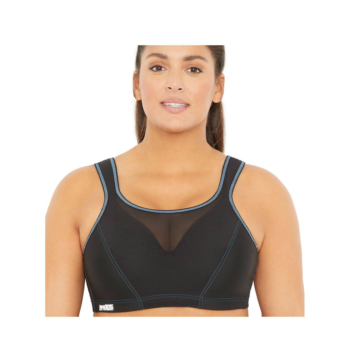 Black High Impact Cami Wire Sports Bra I871