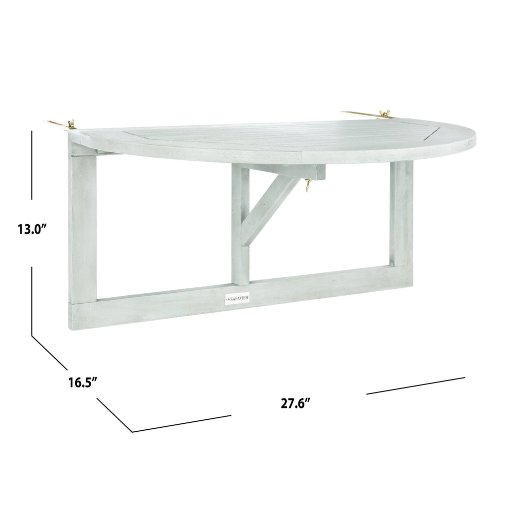 Natural Balcony Hanging Half Table G1754