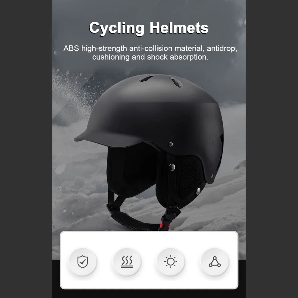 Reinforced ABS Winter Warm Cycling Helmets L980989