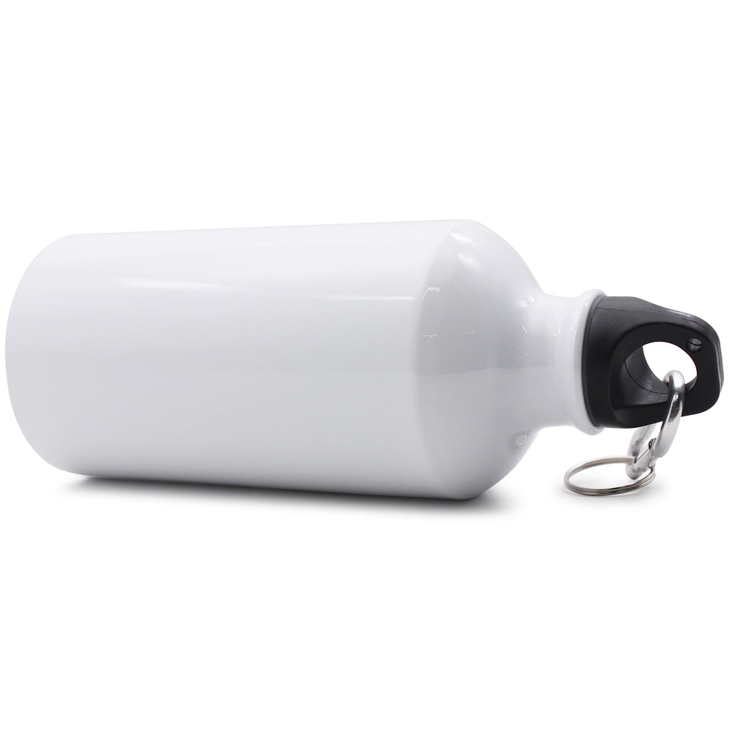 60pcs White Aluminum Sports Bottle 500ml with Individual Box Z1549
