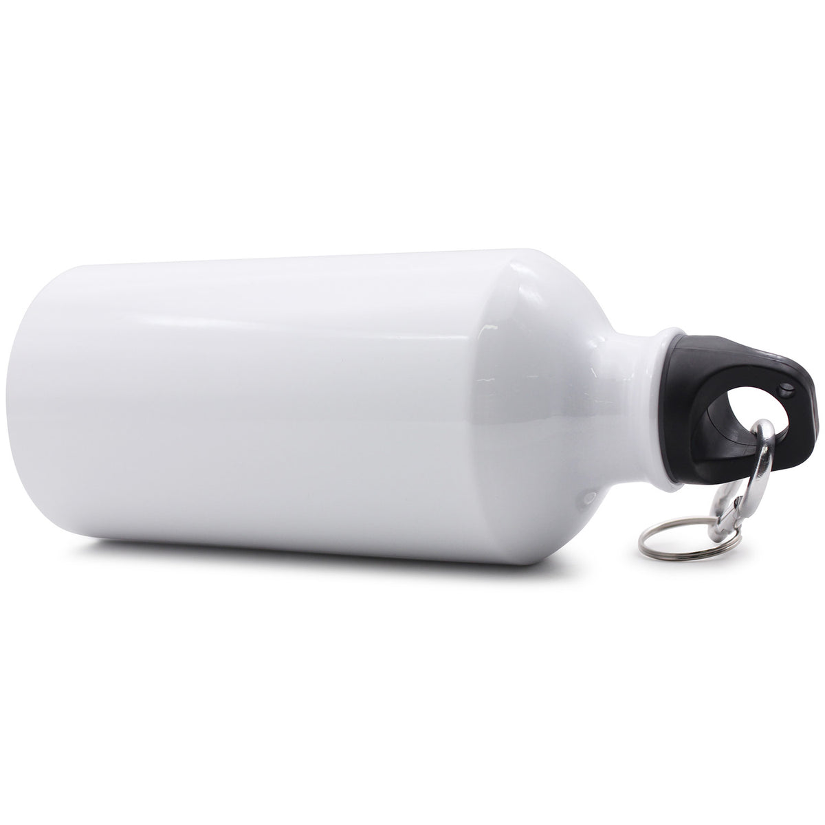 60pcs White Aluminum Sports Bottle 500ml with Individual Box Z1549
