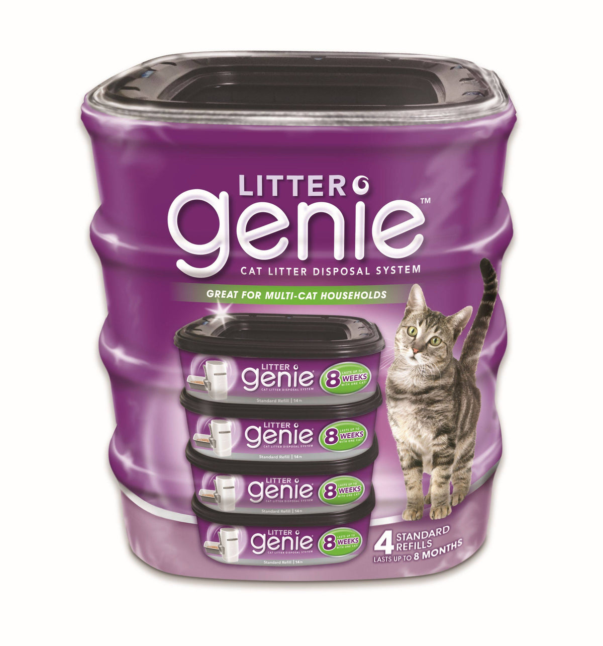 Cat Litter Odor Control Refill 4 Pack E76097