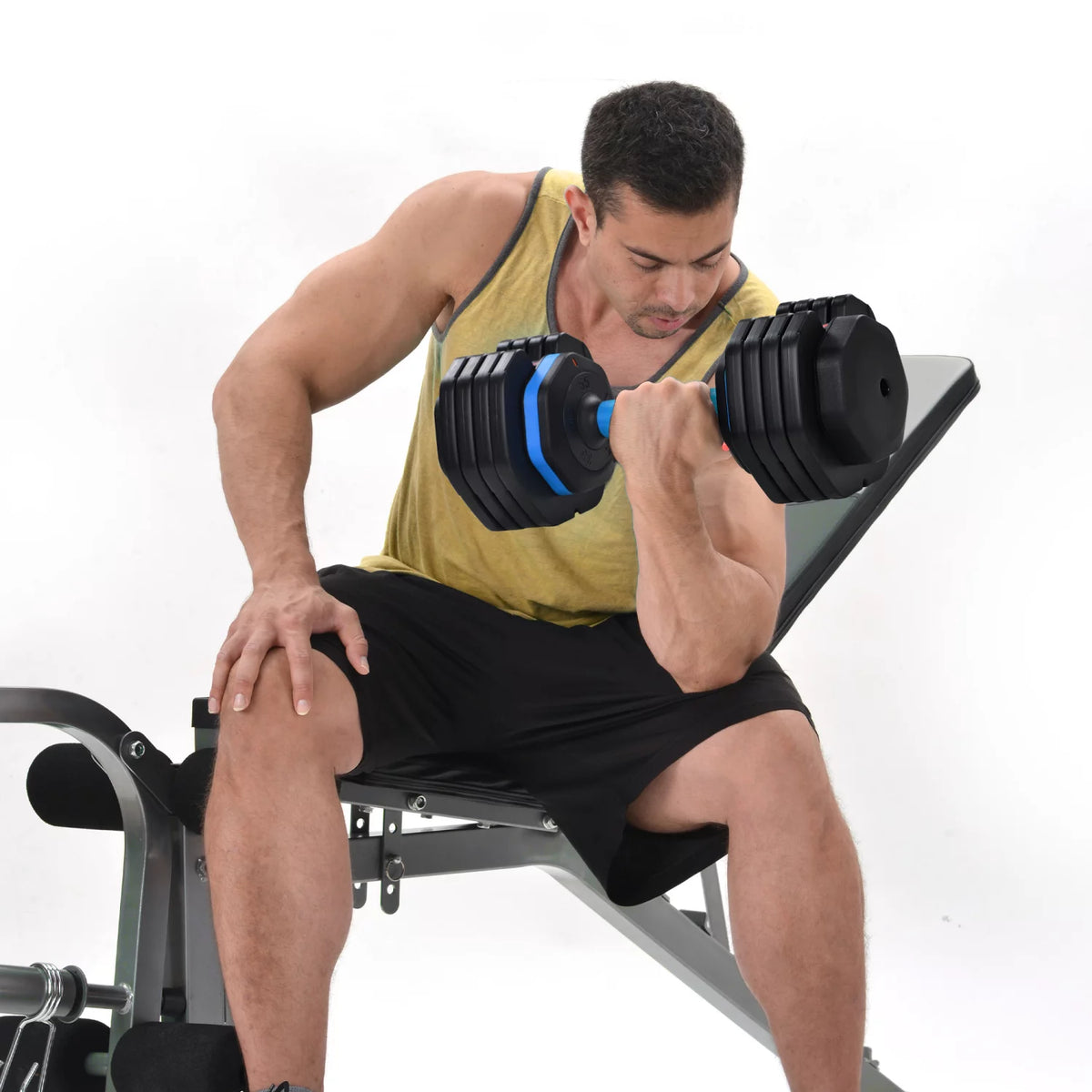55 lb Adjustable Dumbbell with Tray S494305