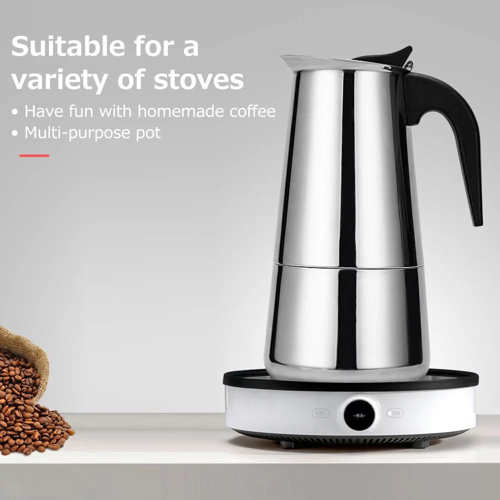 Stainless Steel Electric Coffee Maker W563