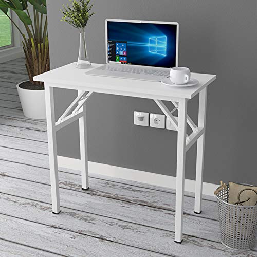 White Folding Desk 31.5x15.7inch Q499406