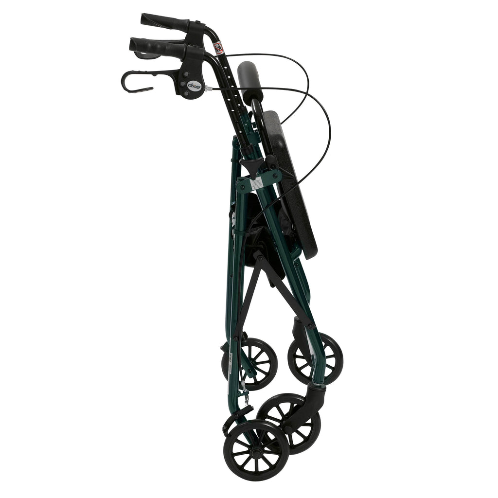 Green Rollator Walker with Padded Seat G213258