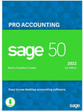 Sage 50 Pro Accounting 2022 U.S. Accounting Software P482067