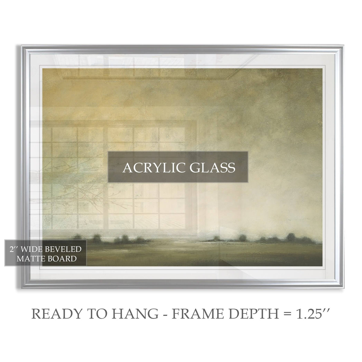 Framed Giclee Print 30x40 W6636
