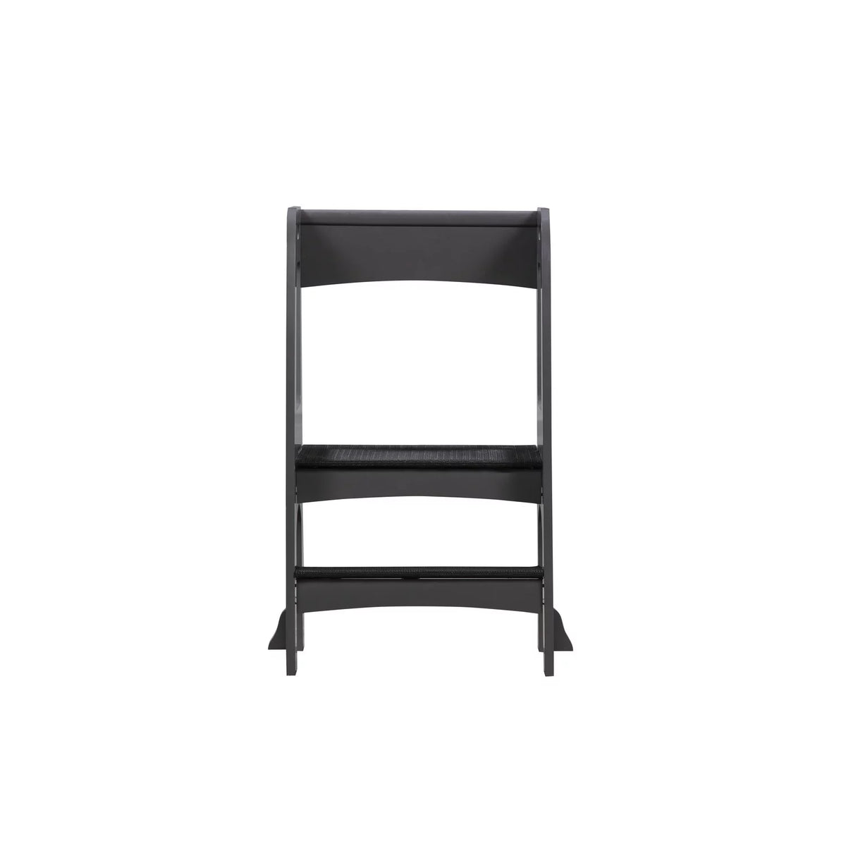 Gray Kids Wooden Step Stool with Non-Slip Mat G9625