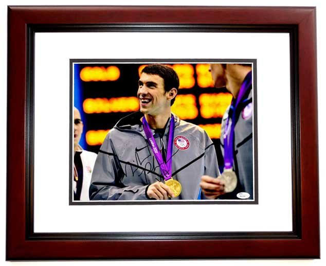 Michael Phelps Signed 11 x 14 in. Photo Z17695