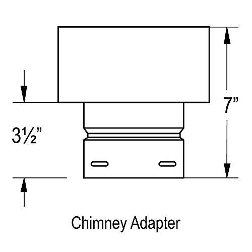 4 inch PelletVent Chimney Adaptor Y430734